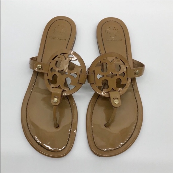 Tory Burch Shoes - Tory Burch patent leather Miller Sandals